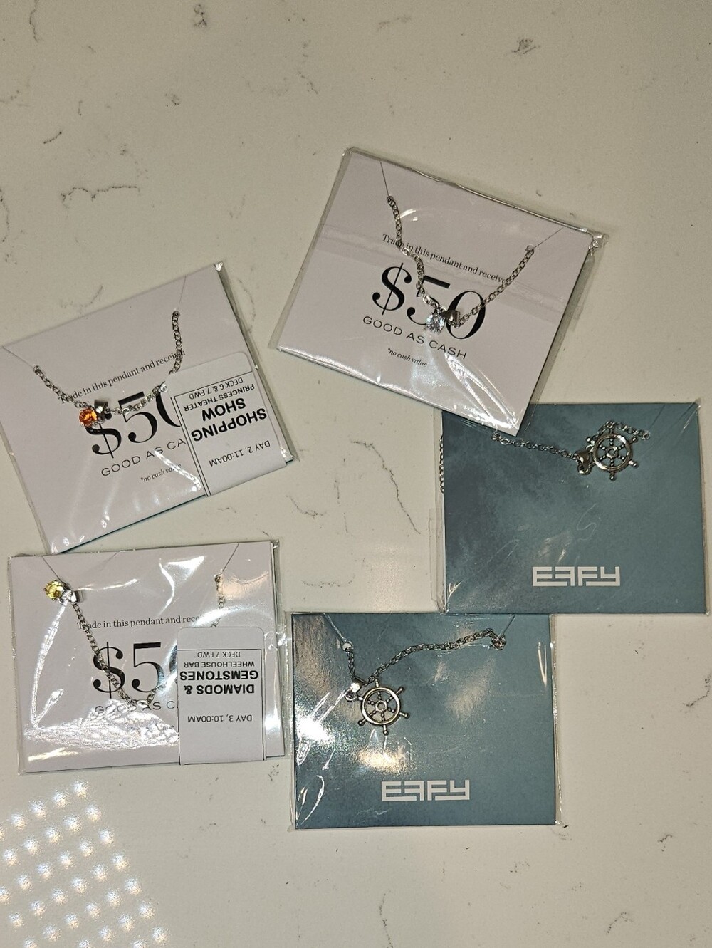 EFFY Jewelry Pendant Necklace Bundle – Set of 5 – NWT